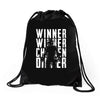 winner winner chicken dinner 3 Drawstring Bags