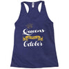 queens are born in october Racerback Tank