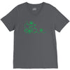 thc pot leaf molecule V-Neck Tee