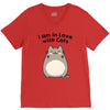 i am in love with cats V-Neck Tee