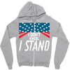 I Don't Kneel Zipper Hoodie