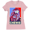 chewbacca poster, ideal gift or birthday present Ladies Fitted T-Shirt
