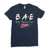 Bae Best Auntie Ever Friends Tv Show Parody Ladies Fitted T-Shirt