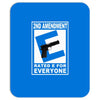 second amendment rated e for everyone Mousepad