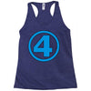 number 4 Racerback Tank