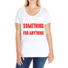 stand for something Ladies Curvy T-Shirt