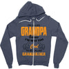 grandpaI'm Called Grandpa Because I'm Way Too Cool To Be Called Grandf Zipper Hoodie