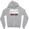 nerdy shirt Zipper Hoodie