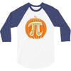 pumpkin pi 3/4 Sleeve Shirt