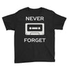 retro and vintage cassette humor Youth Tee