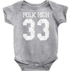 polk high Baby Onesie