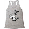 wolverine vs hulk Racerback Tank