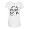 worlds greatest farter Maternity Scoop Neck T-shirt