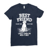 Best Friend  Beagle Ladies Fitted T-Shirt
