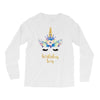 birthday unicorn family series birthday boy Long Sleeve Shirts