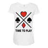 time to play Maternity Scoop Neck T-shirt