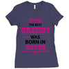The Best Grammy Was Born In March Ladies Fitted T-Shirt