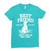 Best Friend Beagle Ladies Fitted T-Shirt