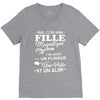 j ai une fille magnifique V-Neck Tee