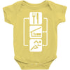 v2 eat sleep run Baby Onesie