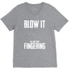 alien blow it fingering V-Neck Tee