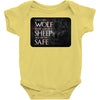 Leave One Wolf Alive And The Sheep Are Never Safe Baby Onesie
