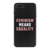 Feminism Means Equality iPhone 7 Plus Case
