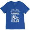 I Don't Need Therapy Just to Go Cycling V-Neck Tee