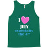 i love july especially the 4th Tank Top