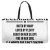 Smartass December Girl Weekender Totes