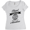 blessed are the curious for they shall have adventures Women's Triblend Scoop T-shirt