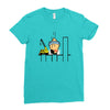 sumo pile driver Ladies Fitted T-Shirt