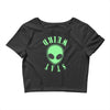 stay weird alien girls Crop Top