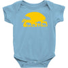 walker across Baby Onesie