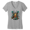 mnk never die Women's V-Neck T-Shirt