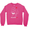 pregnant rex white and red color Crewneck Sweatshirt