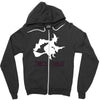 witch halloween fancy Zipper Hoodie
