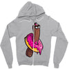 stickers Zipper Hoodie