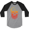 skull gradient 3/4 Sleeve Shirt