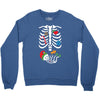 Christmas Skeleton mom and baby maternity Crewneck Sweatshirt
