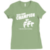 beer pong champion Ladies Fitted T-Shirt