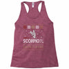 santa scorpio christmas ugly t shirts Racerback Tank