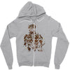 the evolution of groot Zipper Hoodie
