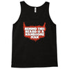 behind beard is a handsome man Tank Top