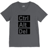control alt delete V-Neck Tee