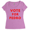 vote for pedro Women's Triblend Scoop T-shirt