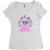 heavy meowtal Women's Triblend Scoop T-shirt