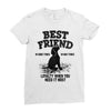 Best Friend Beagle Ladies Fitted T-Shirt