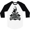 I Am German Shepherd Actually In A Very Commited Relationship 3/4 Sleeve Shirt