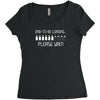 dad to be loading please wait new Women's Triblend Scoop T-shirt